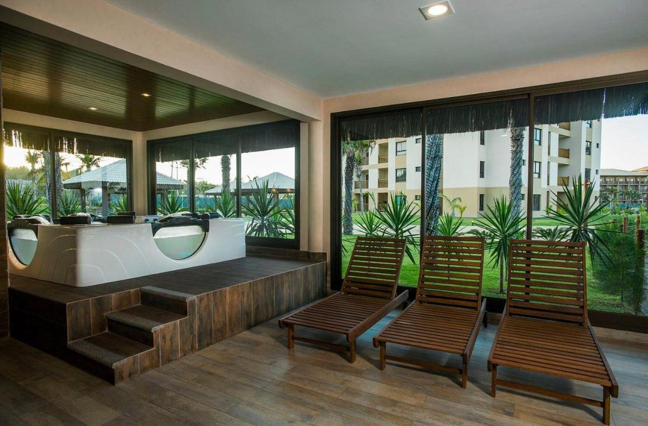 Paraiso Frente Mar!! 04 Pessoas-Pe Na Areia Vg Sun Cumbuco-Hidro, Sauna, Academia, Piscina,Cozinha Completa, Wifi, Parquinho Infantil Exteriör bild