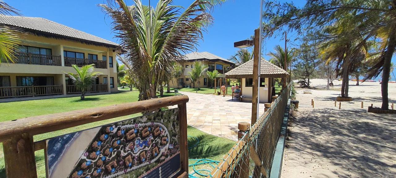 Paraiso Frente Mar!! 04 Pessoas-Pe Na Areia Vg Sun Cumbuco-Hidro, Sauna, Academia, Piscina,Cozinha Completa, Wifi, Parquinho Infantil Exteriör bild